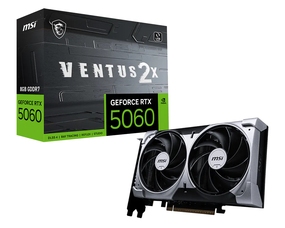 MSI GeForce RTX 5060 8G VENTUS 2X